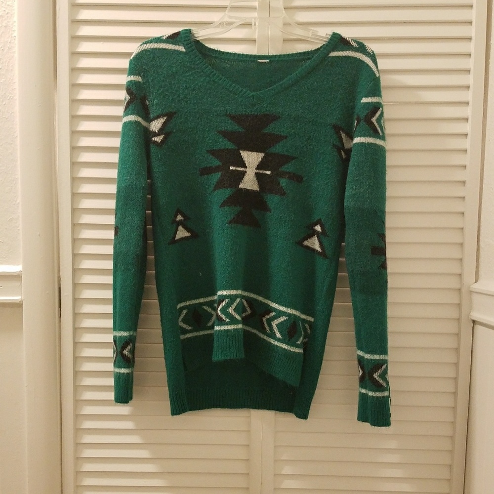 Tribal print sweater